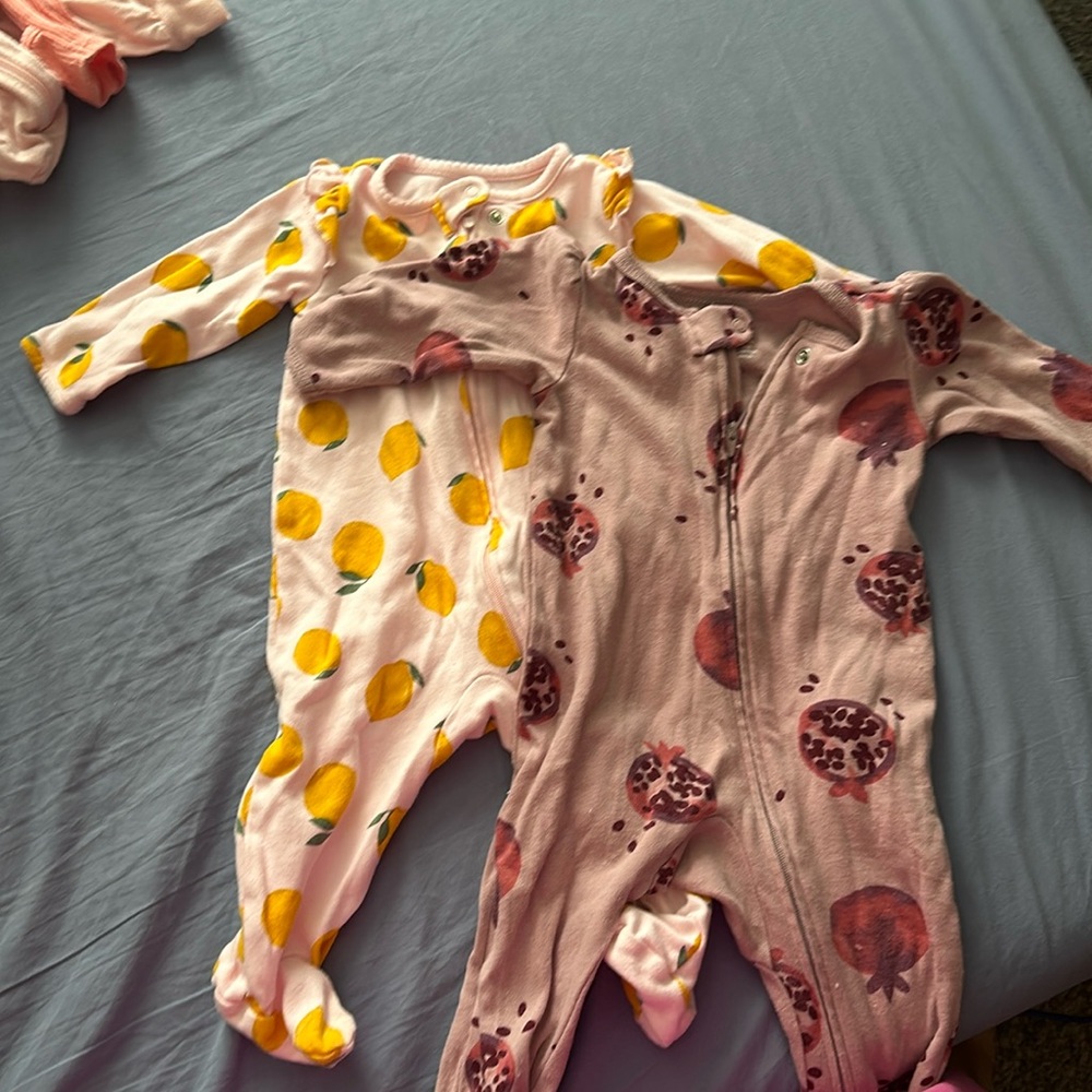 Carters 2 way zipper footies